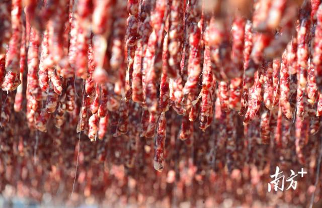 國家地理標志保護產(chǎn)品東陂臘味。黃津 攝